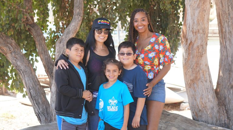 Single moms, kids get Island campout