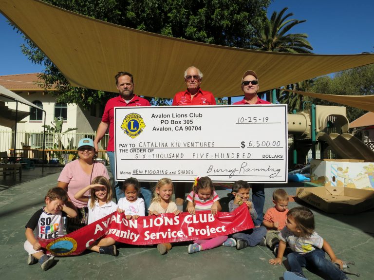 Avalon Lions replace flooring, sunshades for Catalina Kid Ventures
