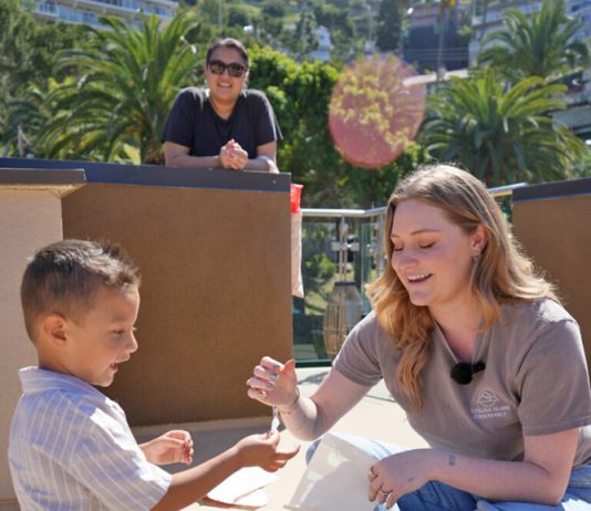 Conservancy’s Fox Ambassador, fire mascot