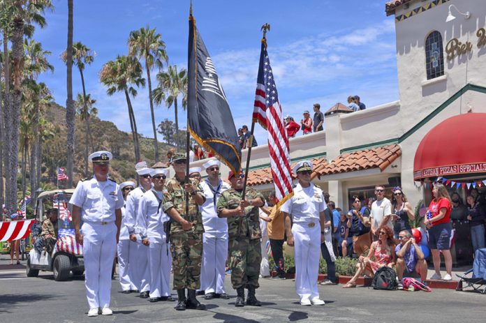 Fort Worth Visits Catalina Island for Independence Day Ceremony